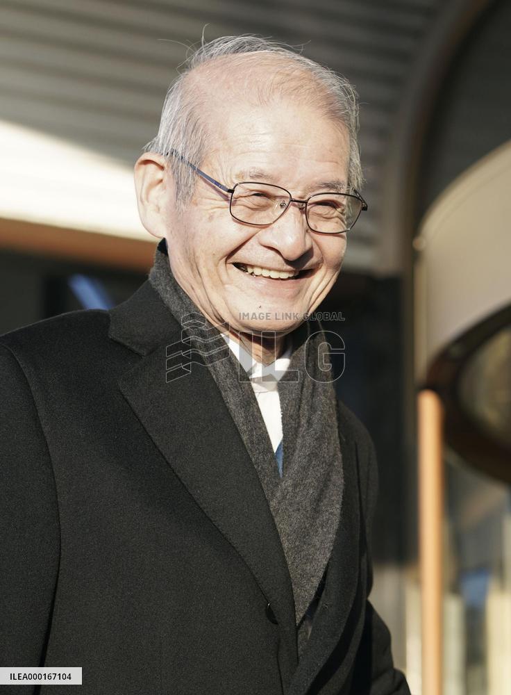 Nobel laureate Yoshino in Stockholm