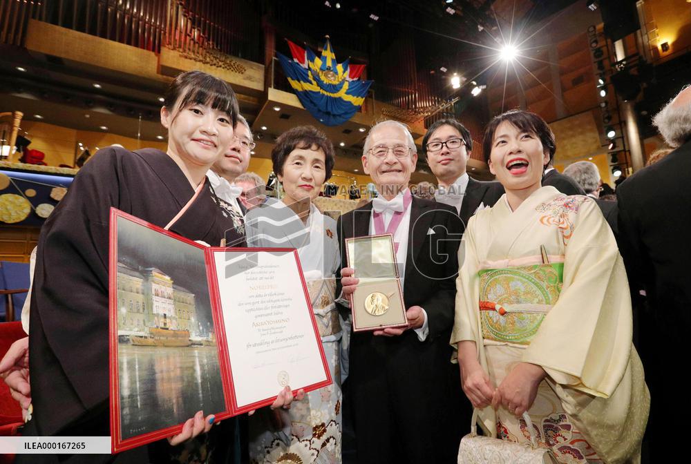 Japanese scientist Yoshino wins Nobel Prize