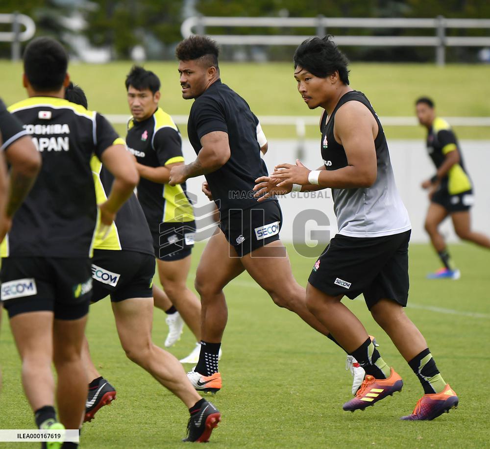 Rugby: Japan national team training