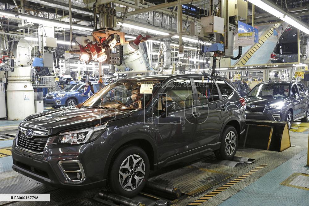 Subaru factory in Gunma