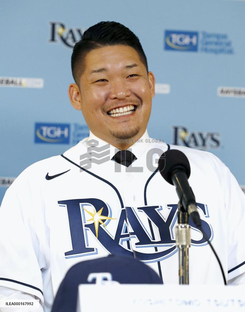 Baseball: Yoshitomo Tsutsugo joins Rays