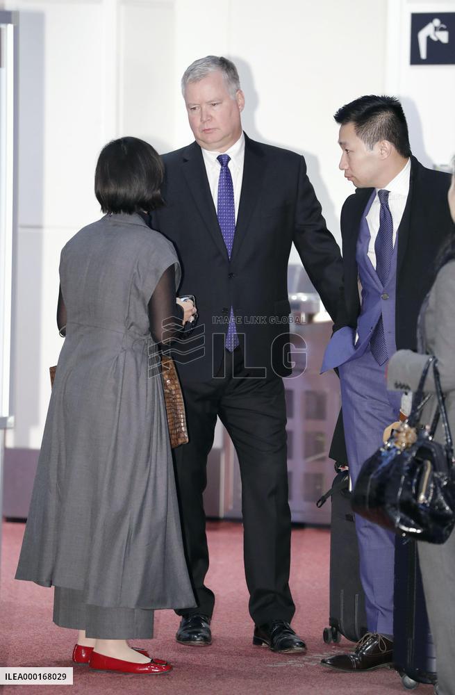 U.S. envoy for North Korea Biegun in Japan
