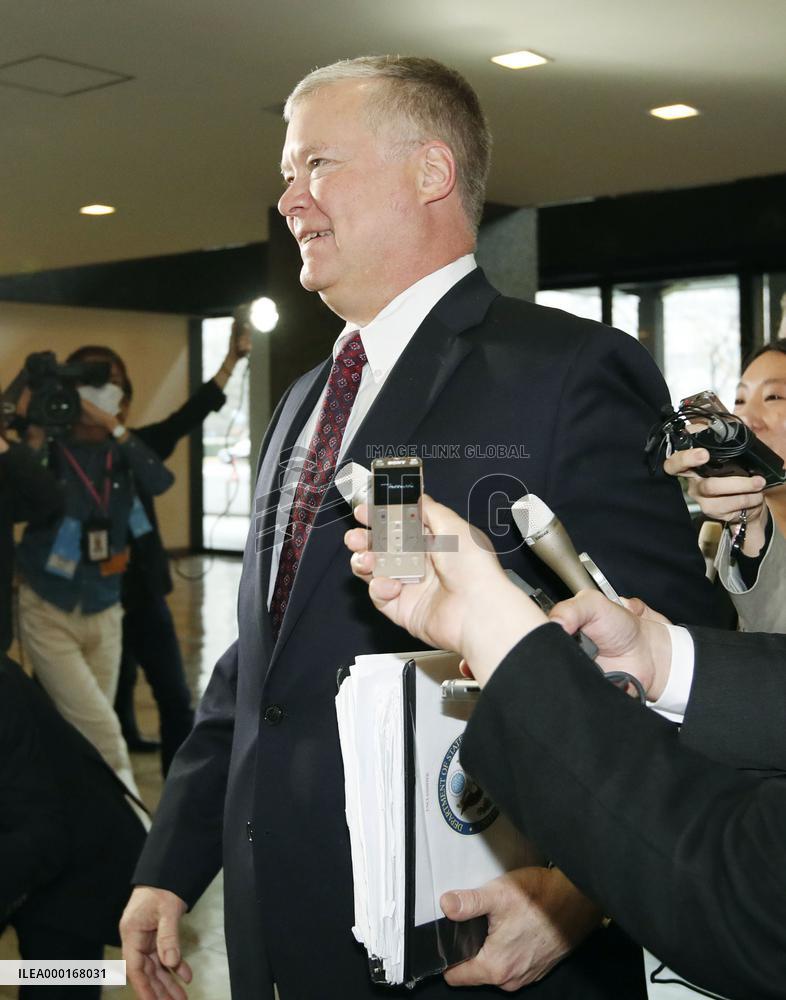 U.S. envoy for North Korea Biegun in Japan