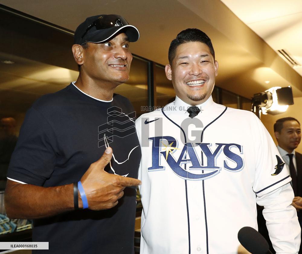 Baseball: Yoshitomo Tsutsugo joins Rays