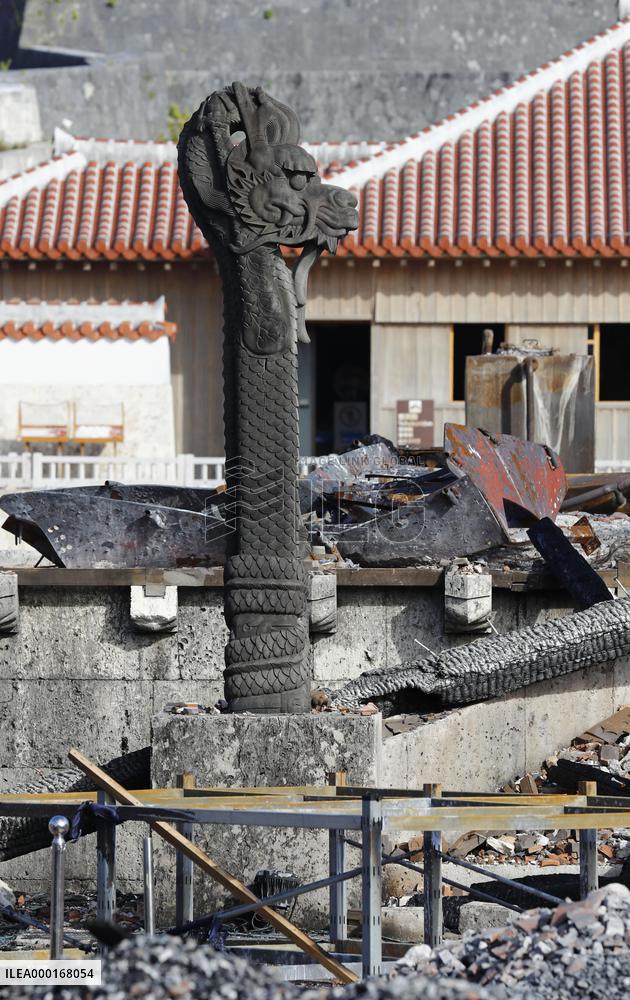 1 and half months after Shuri Castle fire