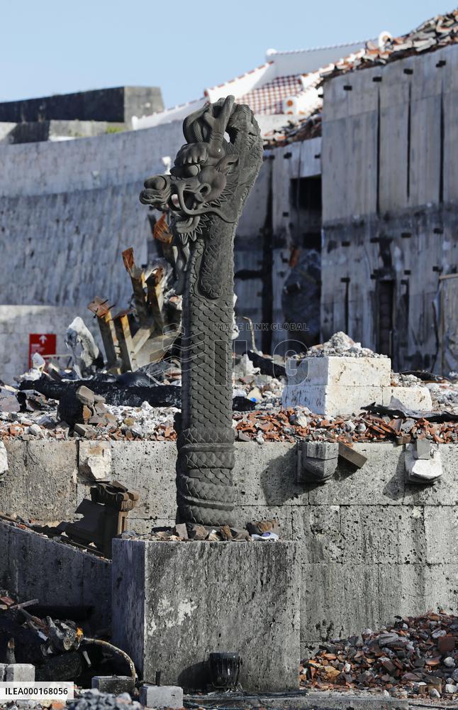 1 and half months after Shuri Castle fire