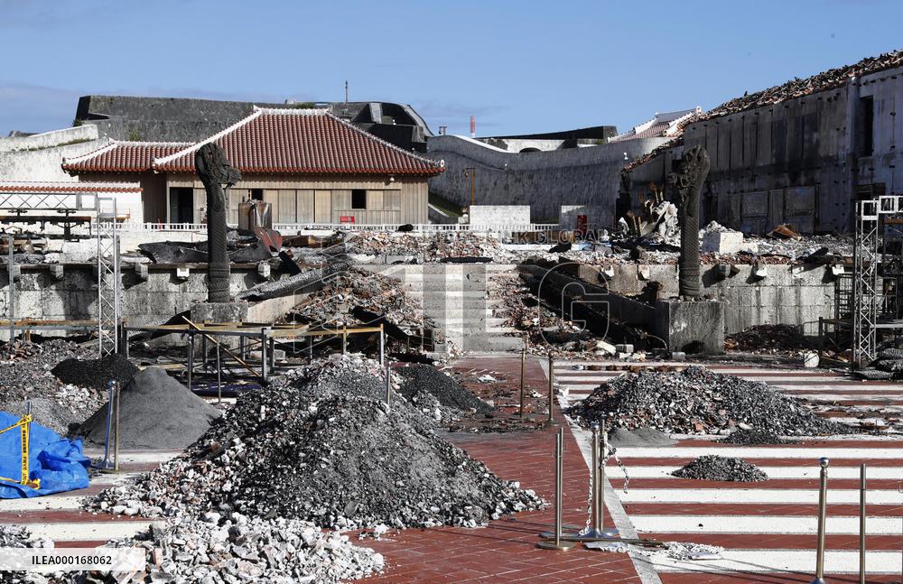 1 and half months after Shuri Castle fire