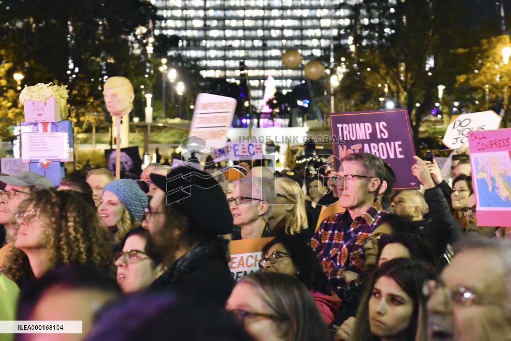 Impeachment rally against Trump