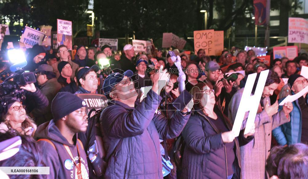 Impeachment rally against Trump