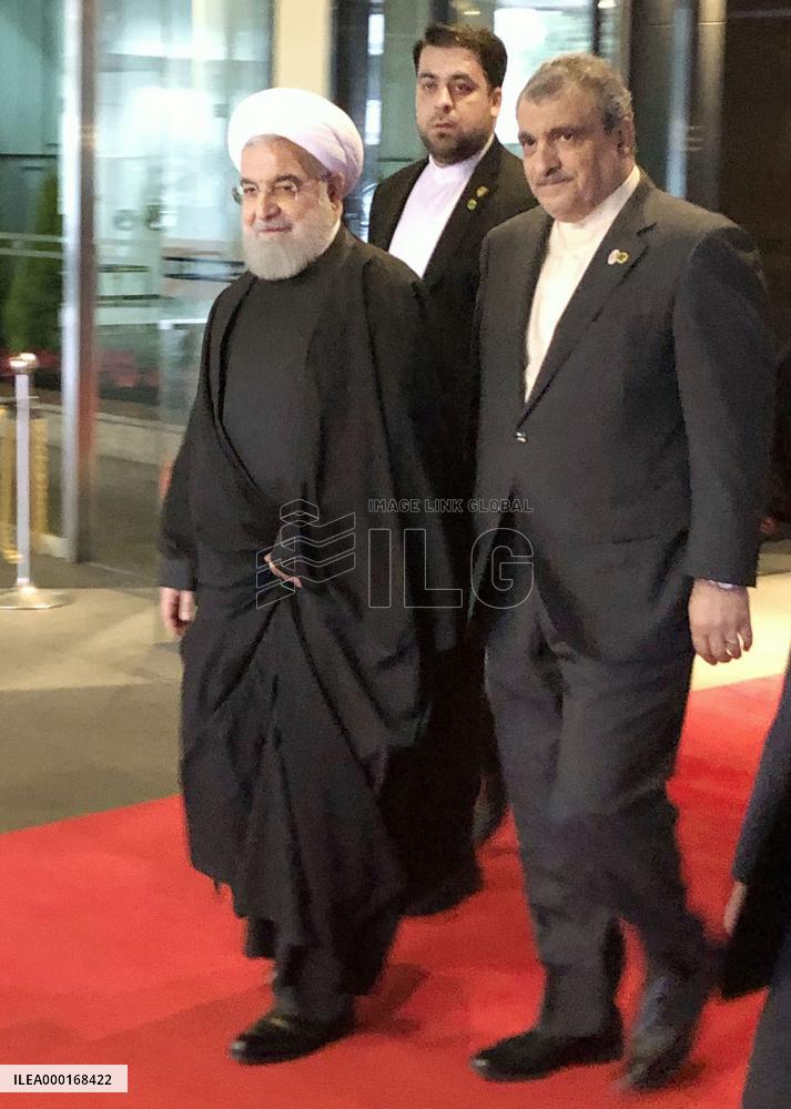 Iranian Pres. Rouhani in Japan