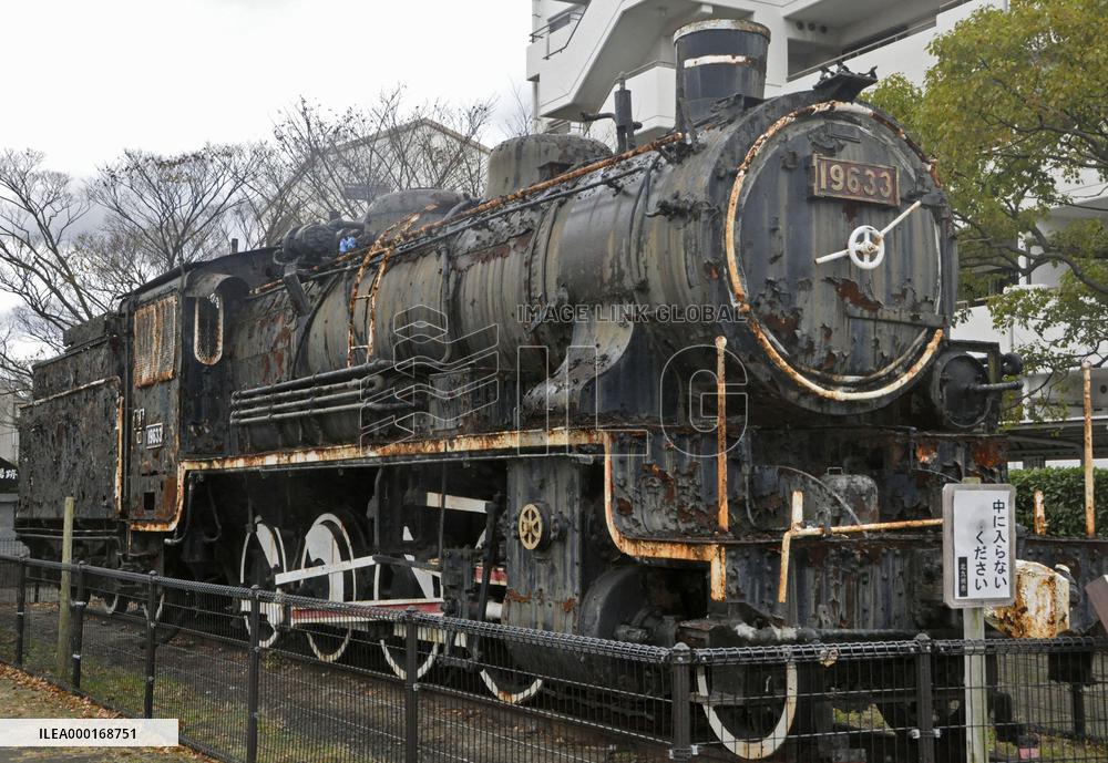 Steam locomotive in southwestern Japan