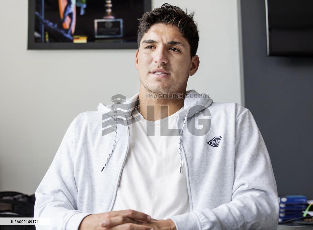 Brazilian surfer Gabriel Medina