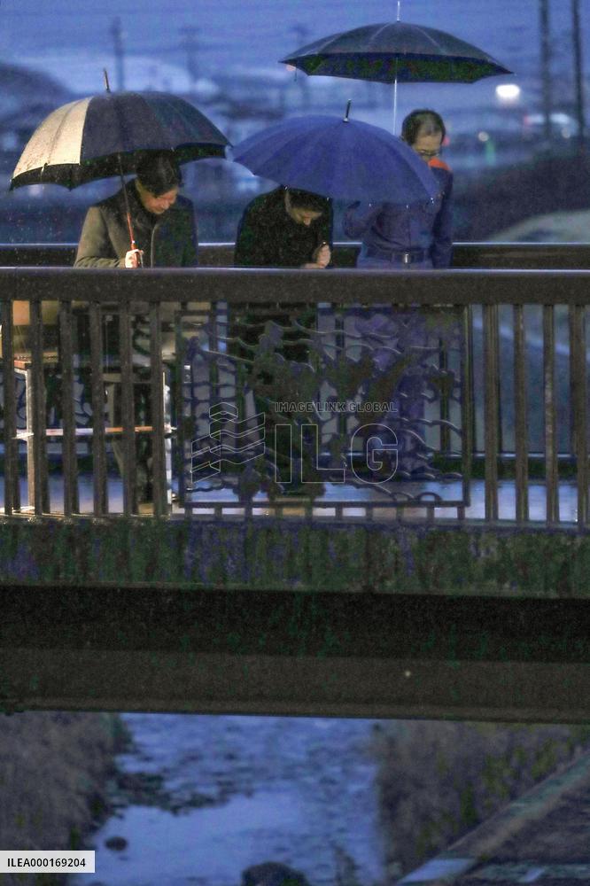 Japanese emperor's visit to typhoon-hit areas