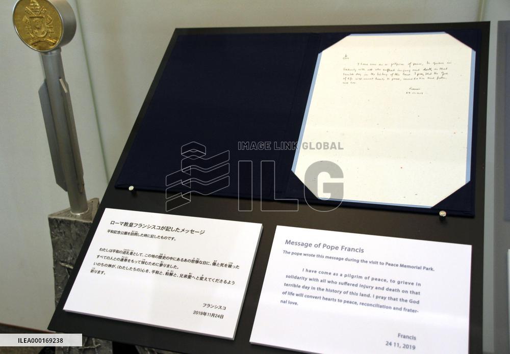 Message by Pope Francis