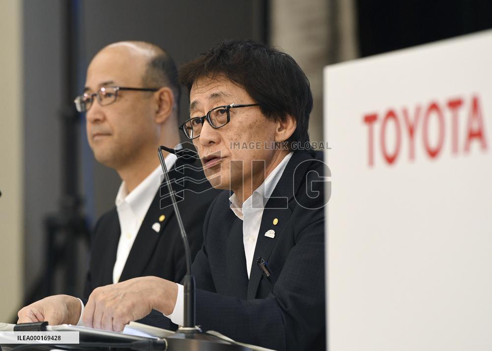 Toyota earnings announcement