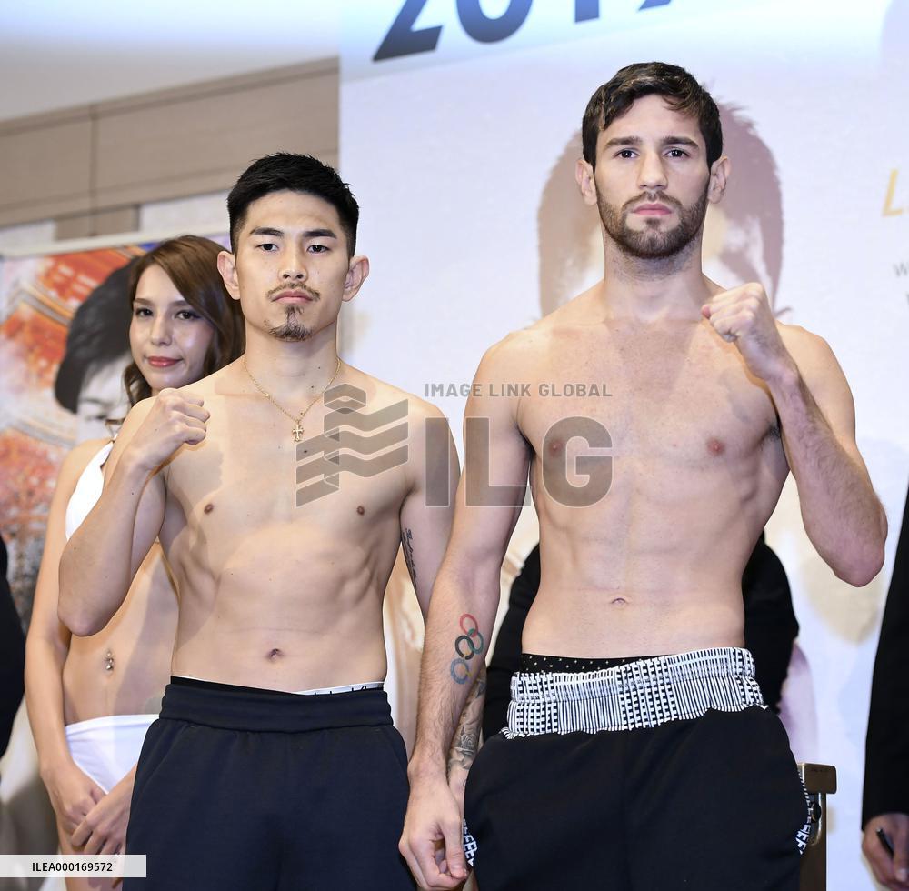Boxing: Weigh-in for Ioka-Cintron WBO match