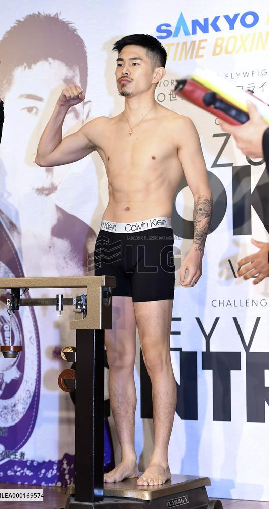 Boxing: Weigh-in for Ioka-Cintron WBO match