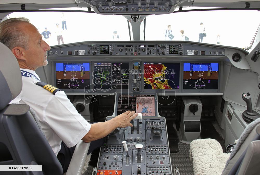 New Airbus A220 jetliner