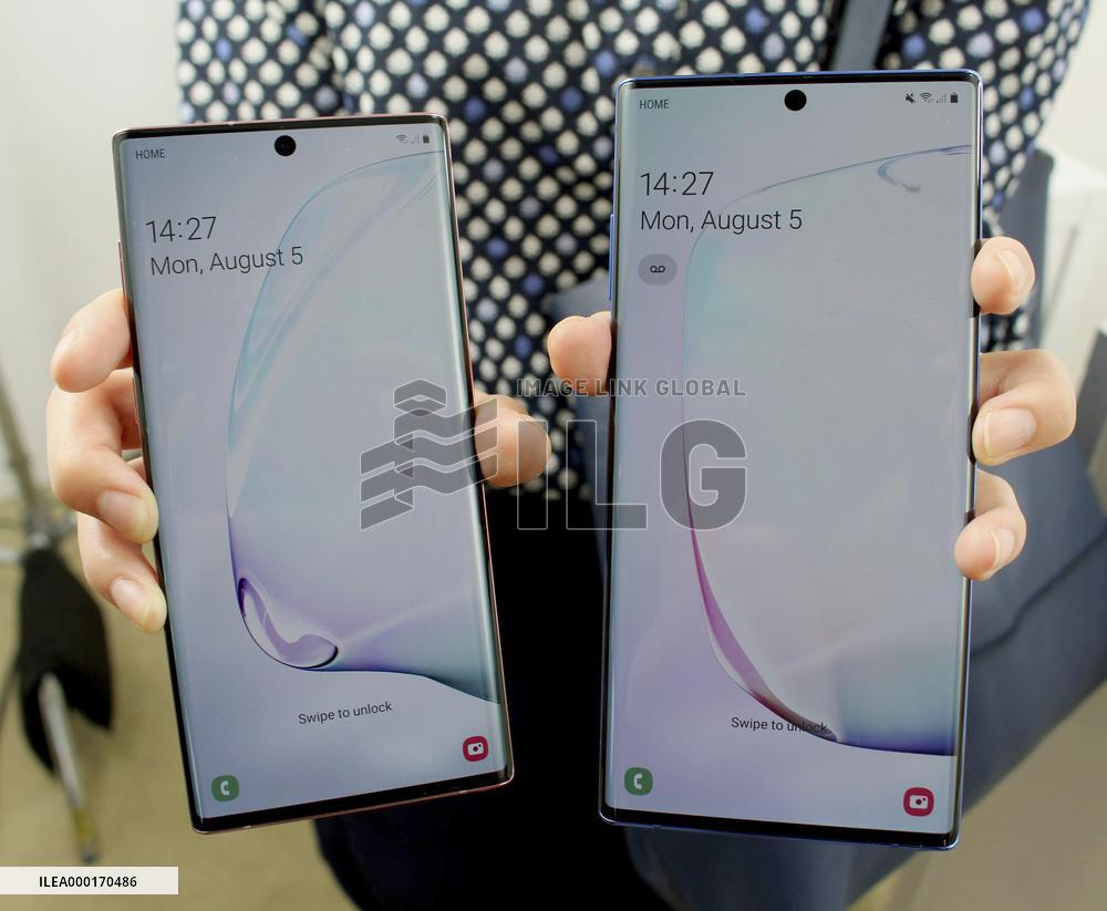 New Galaxy Note with stylus