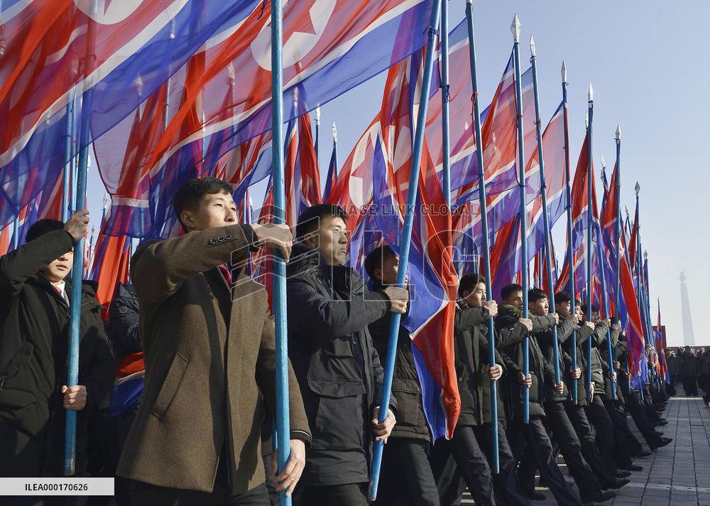 Pyongyang rally to implement tasks