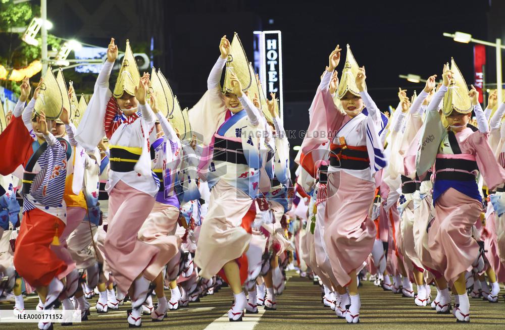Awa dance festival in western Japan