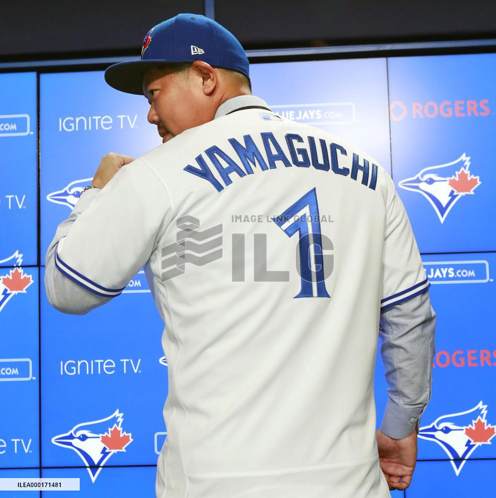 Baseball: New Blue Jays pitcher Shun Yamaguchi