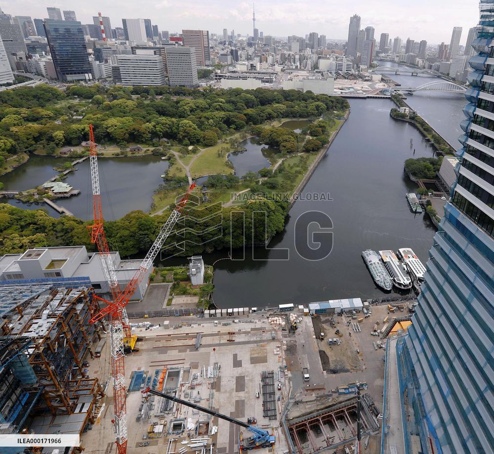 Tokyo waterfront area