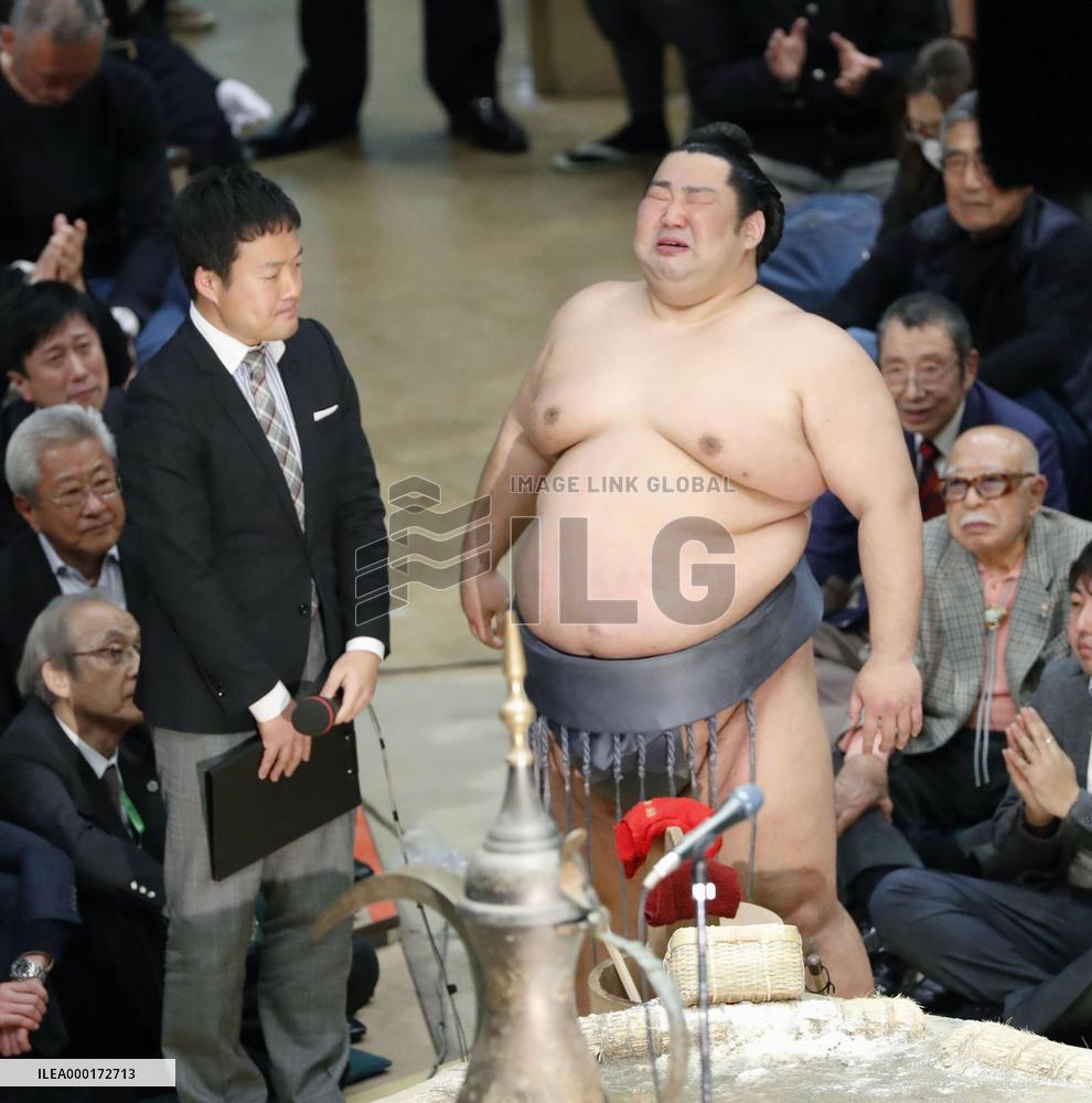 Sumo: Tokushoryu claims maiden title at New Year meet