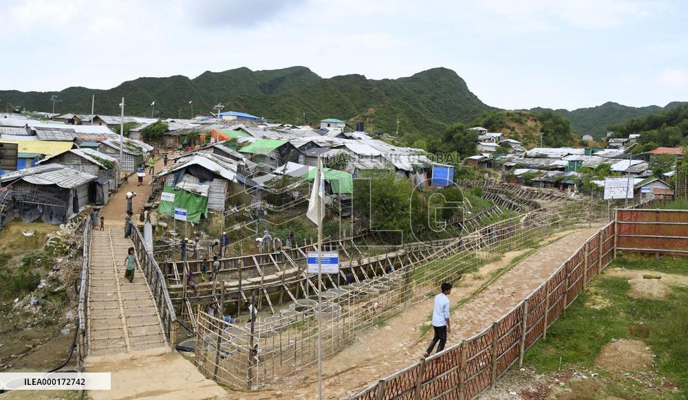 Rohingya refugee camp in Cox's Bazar, Bangladesh