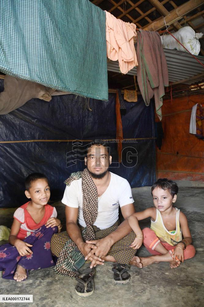 Rohingya refugee camp in Cox's Bazar, Bangladesh