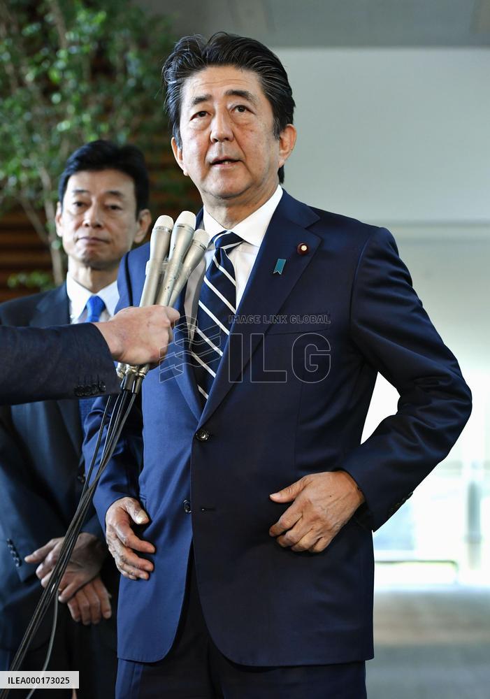 Japan PM Abe on S. Korea's intel pact cut
