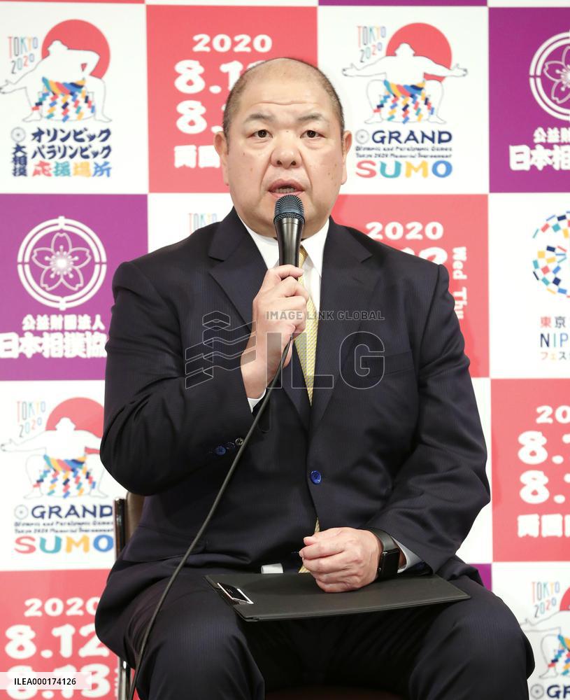 Sumo tournament for 2020 Games cultural program