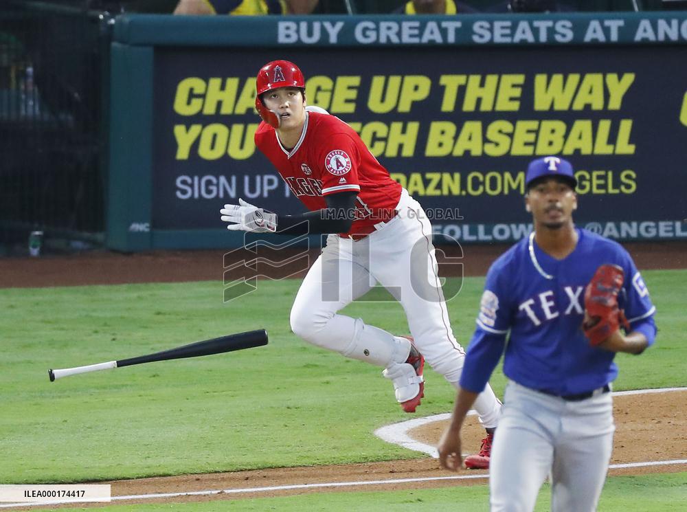 Baseball: Rangers v Angels