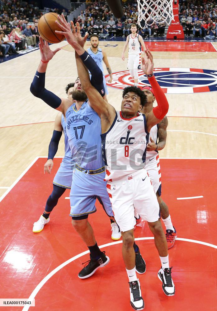 Basketball: Wizards v Grizzlies