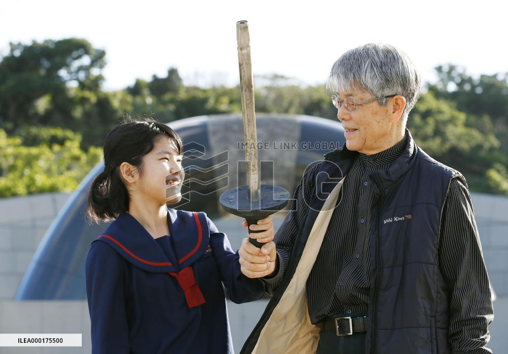2020 Olympics torch relay in Okinawa