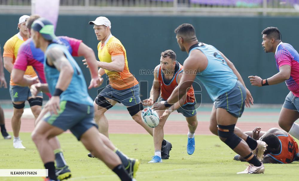 Rugby: Australia training for World Cup