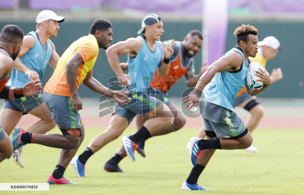 Rugby: Australia training for World Cup
