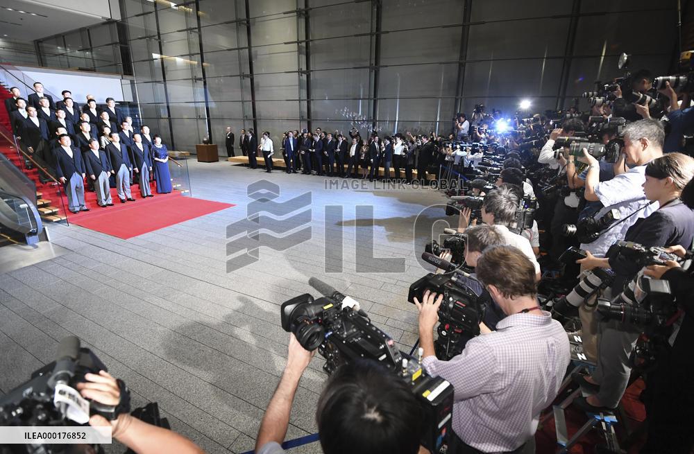 Japan PM Abe's Cabinet reshuffle