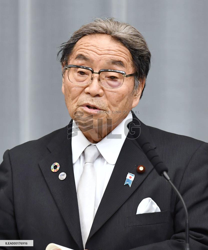 Japan PM Abe's Cabinet reshuffle