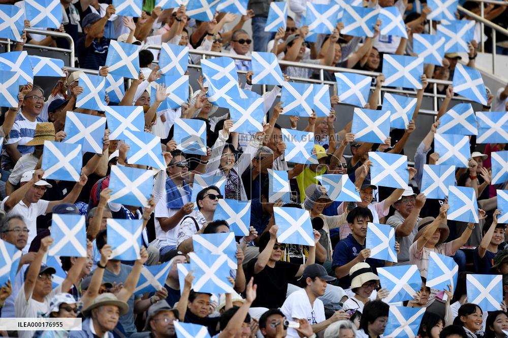 Rugby: Scotland training for World Cup