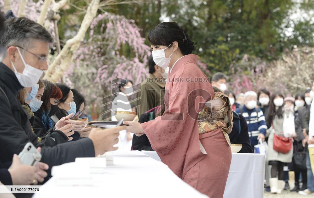 Ume-viewing festival in Kyoto