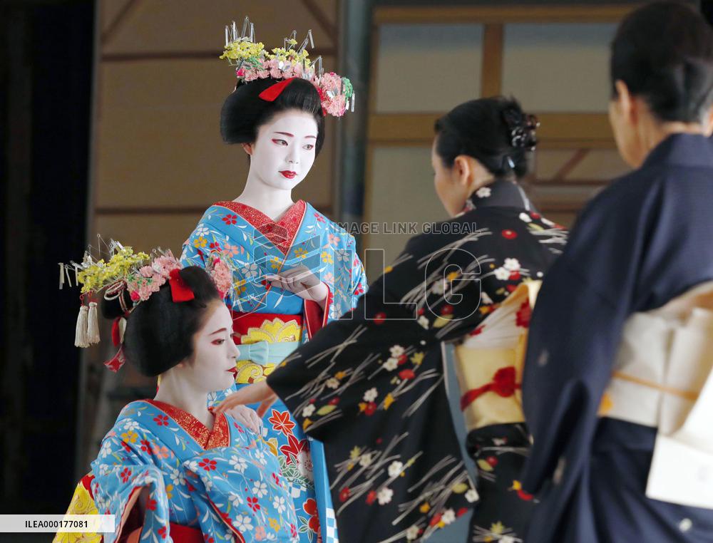 Traditional dance festival in Kyoto