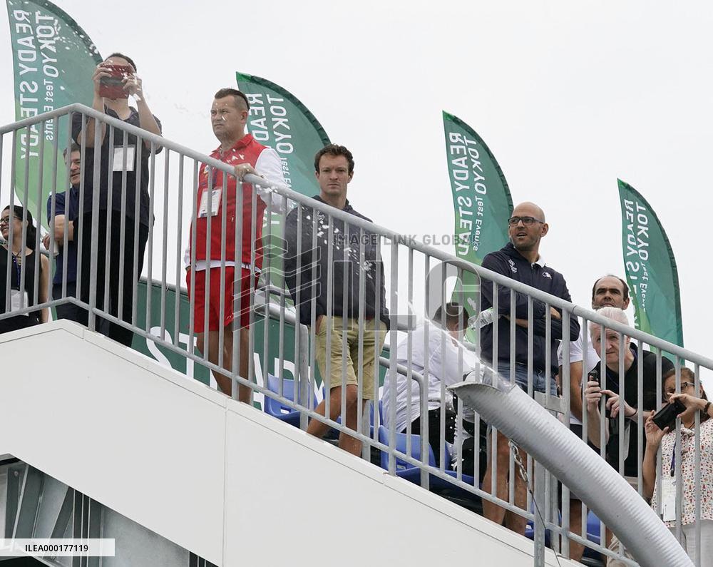 Snowmaking device tested at venue of 2020 Games