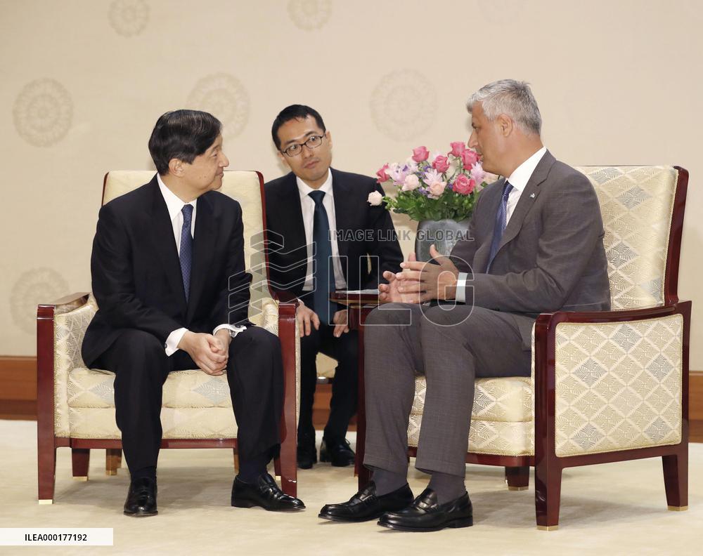 Kosovo President Thaci in Japan