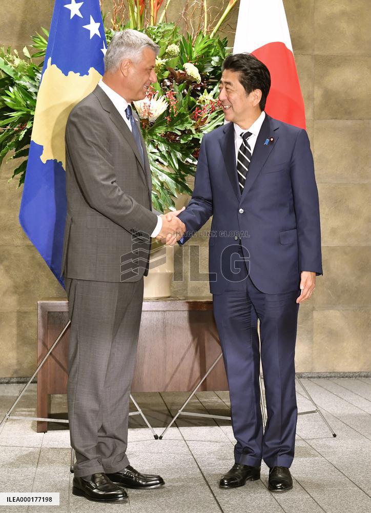 Kosovo President Thaci in Japan