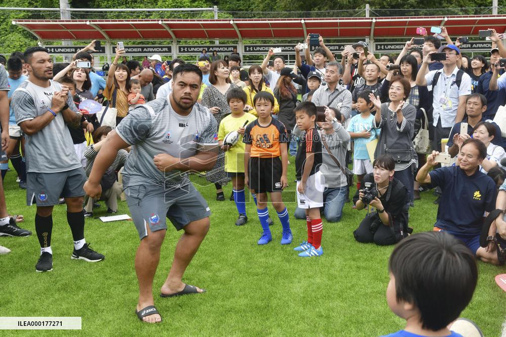 Rugby: Samoa team ahead of World Cup