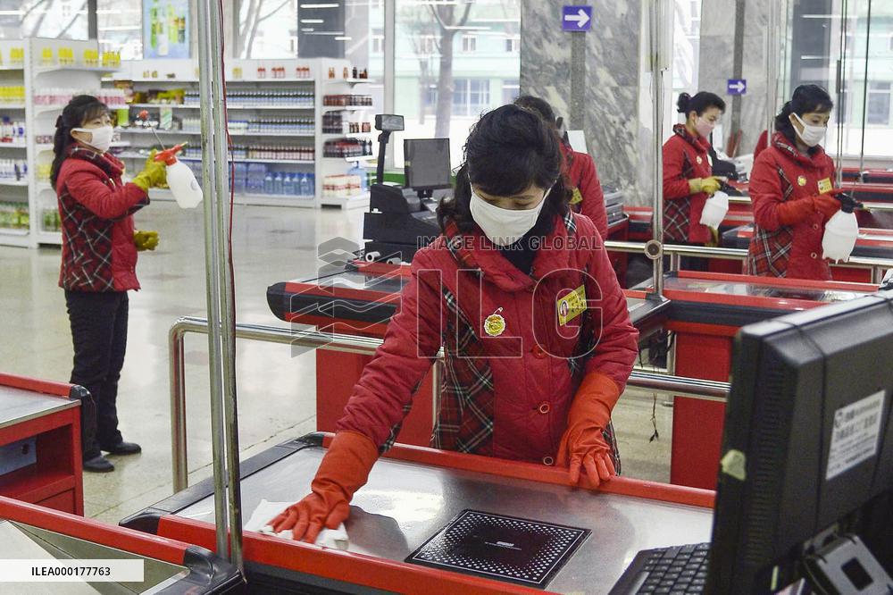 Disinfection against new coronavirus in Pyongyang