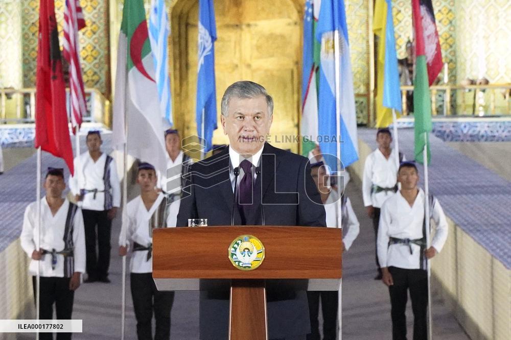 Uzbek President Mirziyoyev