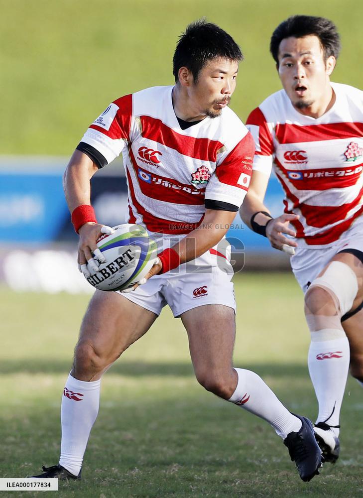 Japan rugby player Fumiaki Tanaka
