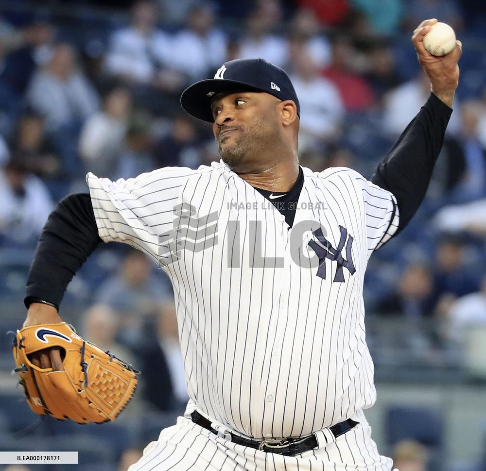 Baseball: Yankees pitcher CC Sabathia